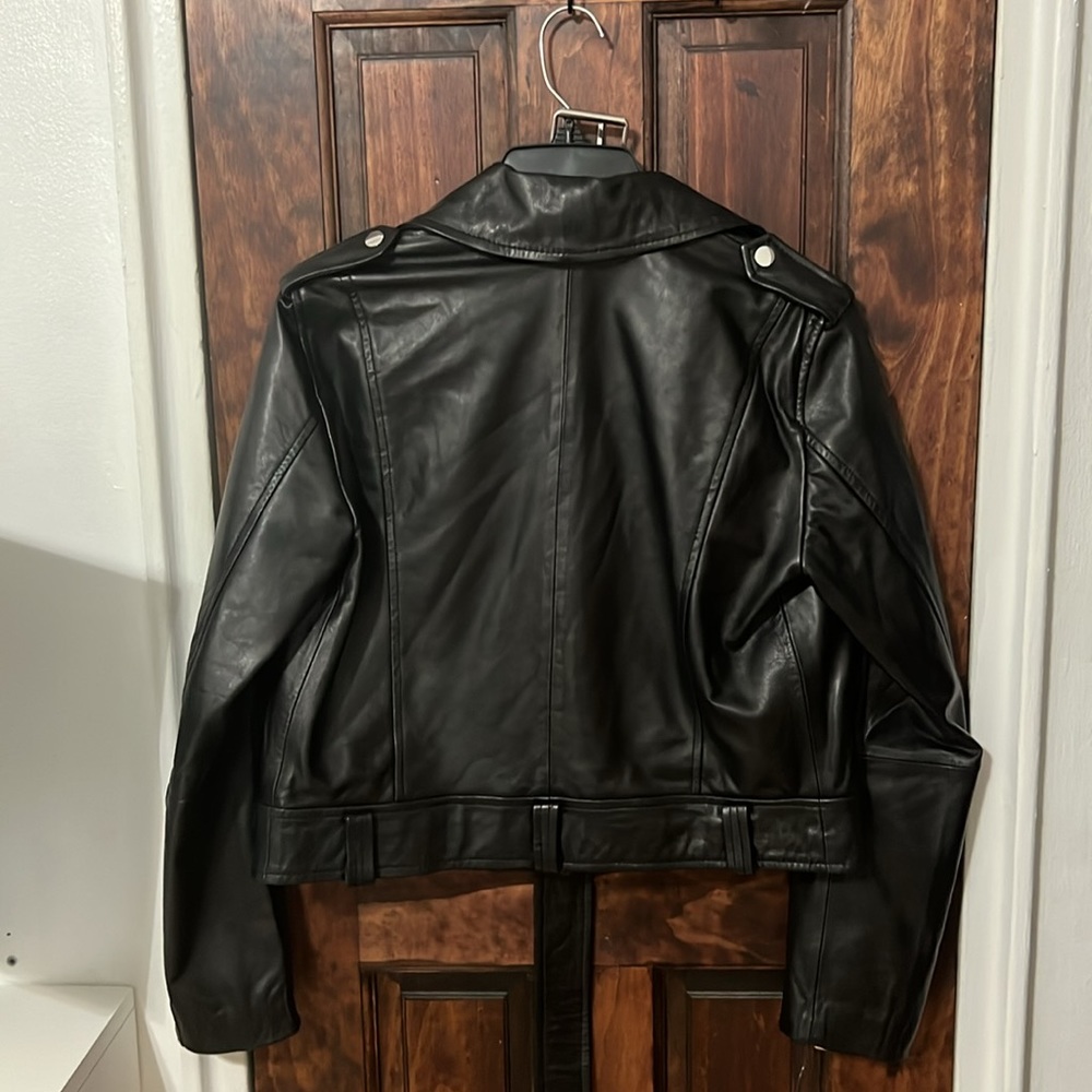 Zara | REAL Leather Jacket | NEW WITHOUT TAG - Picture 12 of 12